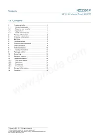 NX2301PVL Datasheet Page 16