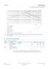 NX7002AKVL Datasheet Page 4