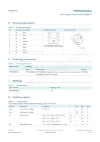 PMPB95ENEA/FX Datasheet Page 2