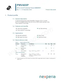 PMV48XP/MIR Datasheet Cover