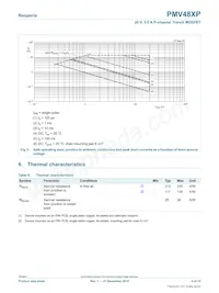 PMV48XP/MIR Datasheet Pagina 4
