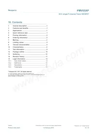 PMV65XP/MIR Datasheet Page 14