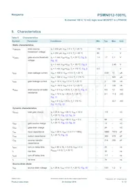 PSMN012-100YLX數據表 頁面 5