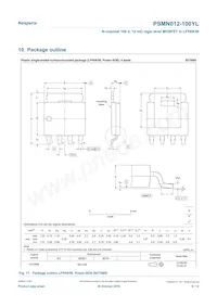 PSMN012-100YLX Datenblatt Seite 9
