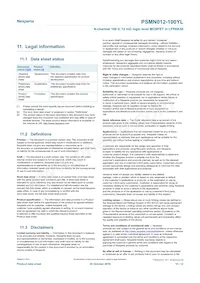 PSMN012-100YLX Datasheet Pagina 10