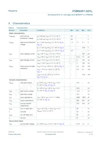 PSMN4R1-60YLX Datenblatt Seite 5