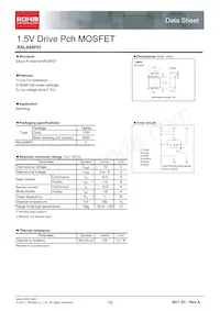 RAL045P01TCR Datasheet Cover