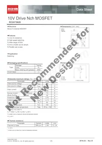 RCD075N20TL 데이터 시트 표지