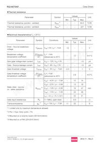 RQ1A070APTR Datasheet Page 2