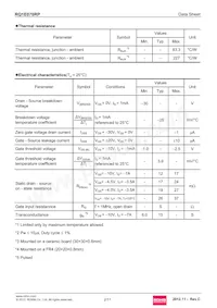RQ1E070RPTR Datasheet Page 2