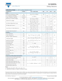 SI1308EDL-T1-GE3 Datasheet Page 2