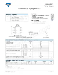 SI3460BDV-T1-GE3 Datasheet Cover