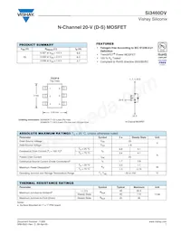 SI3460DV-T1-GE3 Datasheet Cover