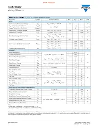 SI3473CDV-T1-E3 Datasheet Page 2