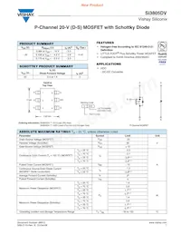 SI3805DV-T1-E3 Datenblatt Cover