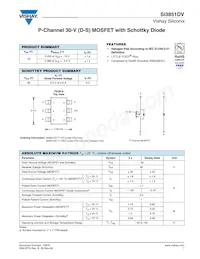 SI3851DV-T1-E3 Datasheet Cover