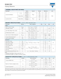 SI3851DV-T1-E3 Datasheet Page 2