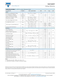 SI4143DY-T1-GE3 Datasheet Page 2
