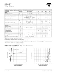 SI4384DY-T1-GE3 Datasheet Page 2