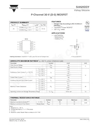 SI4425DDY-T1-GE3 Datasheet Cover