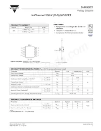 SI4490DY-T1-GE3 Datasheet Cover