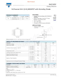 SI4712DY-T1-GE3 Datasheet Cover