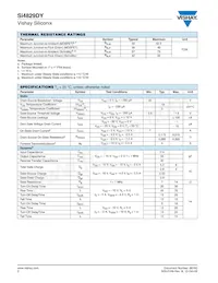 SI4829DY-T1-E3 Datasheet Page 2