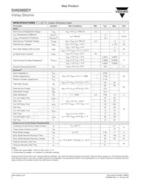 SI4838BDY-T1-GE3 Datasheet Page 2