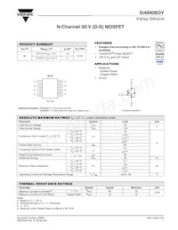 SI4890BDY-T1-E3 Datasheet Cover