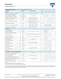 SI5424DC-T1-GE3 Datasheet Page 2