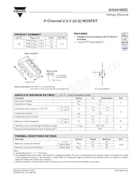 SI5441BDC-T1-E3 Datasheet Cover