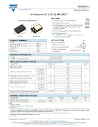 SI5448DU-T1-GE3 Datasheet Cover