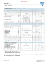 SI5458DU-T1-GE3 Datasheet Pagina 2