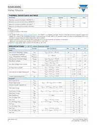 SI5853DDC-T1-E3 Datasheet Page 2
