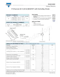 SI5913DC-T1-E3 Datasheet Cover