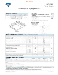 SI7137DP-T1-GE3 Datasheet Cover
