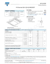 SI7157DP-T1-GE3 Datasheet Cover