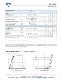 SI7450DP-T1-E3 Datasheet Page 2