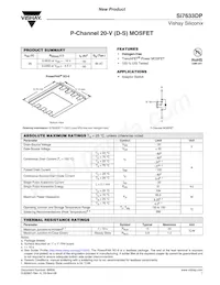 SI7633DP-T1-GE3 Datasheet Cover