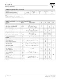 SI7726DN-T1-GE3 Datasheet Page 2