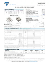 SI8809EDB-T2-E1 Datasheet Cover