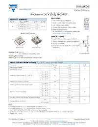 SI8821EDB-T2-E1 Datasheet Cover