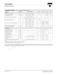 SI9435BDY-T1-GE3 Datasheet Page 2