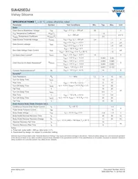 SIA425EDJ-T1-GE3 Datasheet Pagina 2