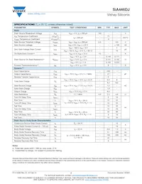 SIA446DJ-T1-GE3 Datasheet Page 2