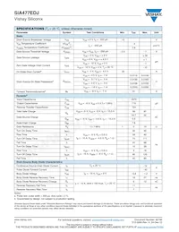 SIA477EDJ-T1-GE3 Datasheet Page 2