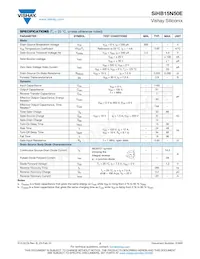 SIHB15N50E-GE3 Datasheet Page 2