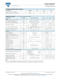 SIHB21N60EF-GE3 Datasheet Page 2