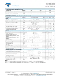 SIHB6N65E-GE3 Datasheet Pagina 2