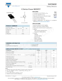 SIHF6N65E-GE3 Datenblatt Cover